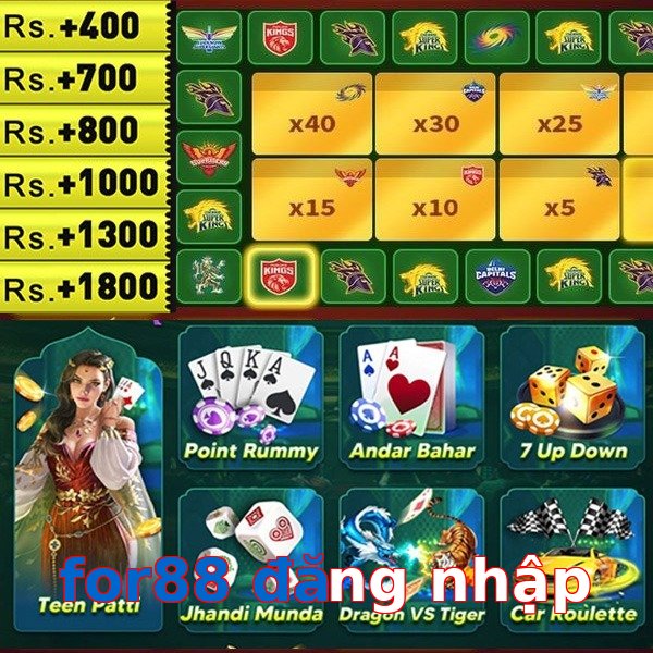 for88 đăng nhập