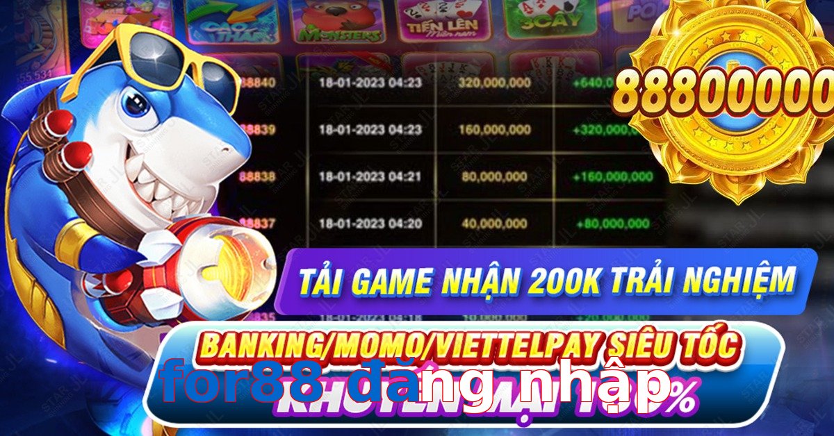 for88 đăng nhập